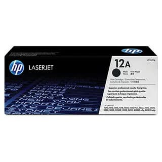 HP 12A BLACK ORIGINAL LASERJET TONER CARTRIDGEHP LJ 1000/3000 BLACK CRTG