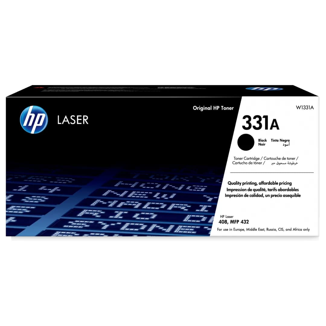 HP 331A BLACK ORIGINAL LASER TONER CARTRIDGE 5000 PAGES POUR HP LJ408 & HP LJ MFP 432 3 MOIS