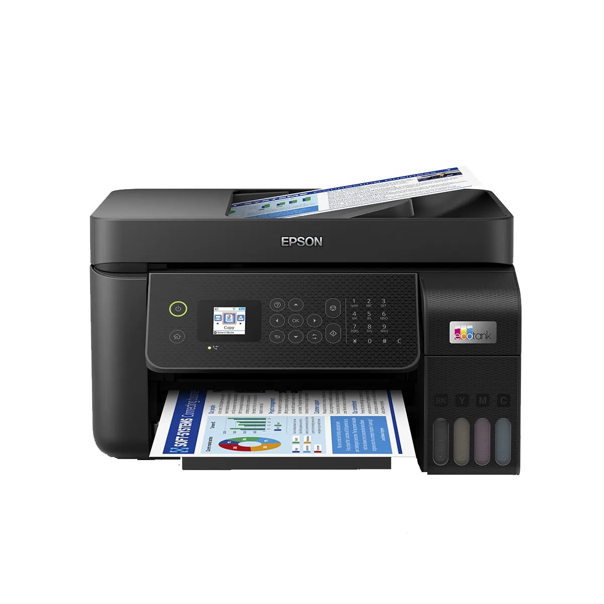 EPSON JET D'ENCRE L5290 MFP 4EN1 RÉSEAU WIFI COULEUR A4 R/V 33 B&WPPM 15PPMCOL 33 12M