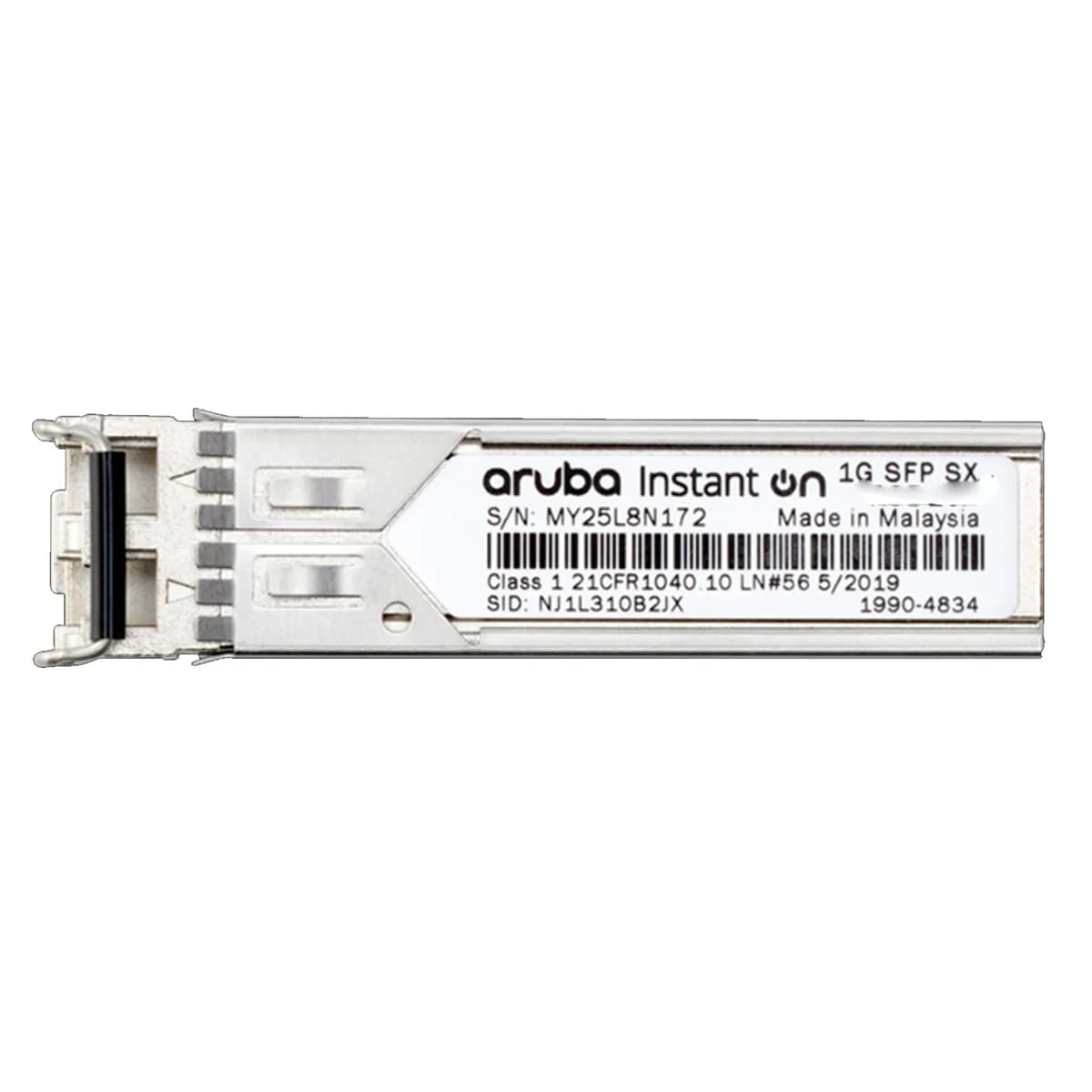 ARUBA INSTANT ON 1G SFP LC SX 500M MMF TRANSCEIVER 36M