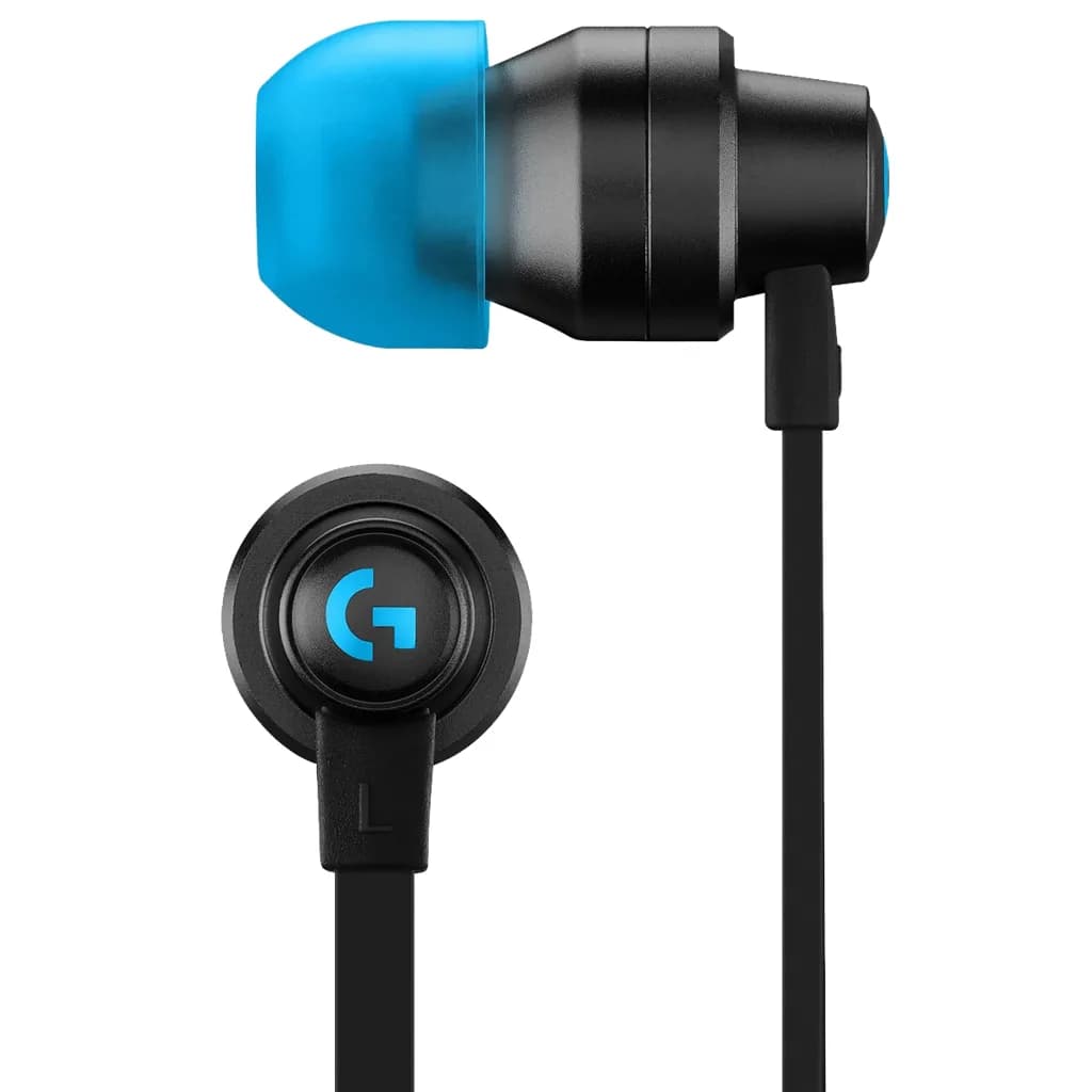 LOGITECH G333 WIRED GAMING EARPHONES - BLACK - 3.5 MM