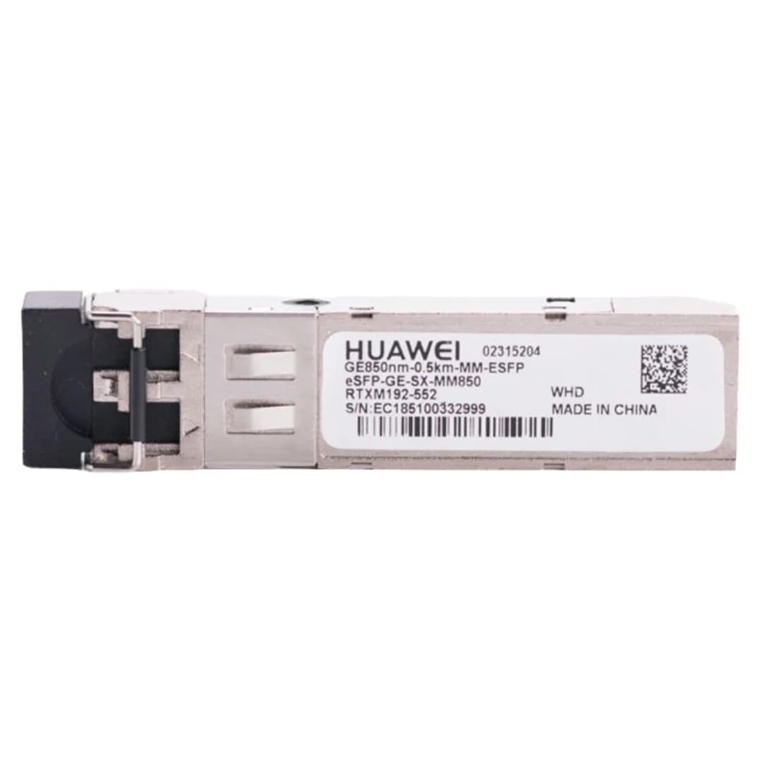 HUAWEI OPTICAL TRANSCEIVER, ESFP, 1GE, MULTI-MODE MODULE(850NM,0.55KM,LC)