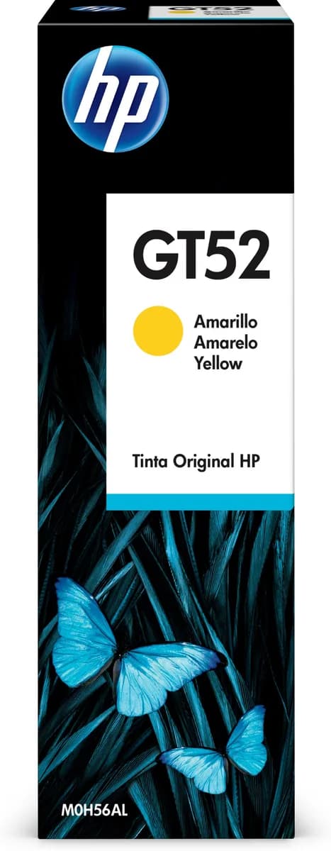 HP GT52 YELLOW ORIGINAL INK BOTTLE