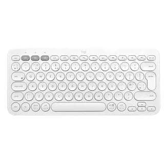 LOGITECH PEBBLE KEYS 2 K380S - TONAL WHITE - FRA - BT - N/A UNIVERSAL 12M