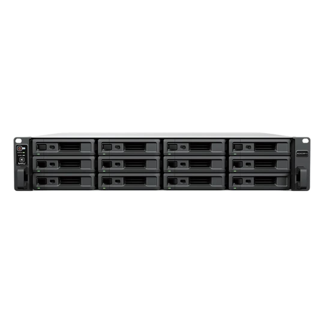SYNOLOGY RACKSTATION RS2423RP+12 24BAY RYZEN V1780B 4CORES 8GB 2X1GBE 1X10GBE RPS 36M