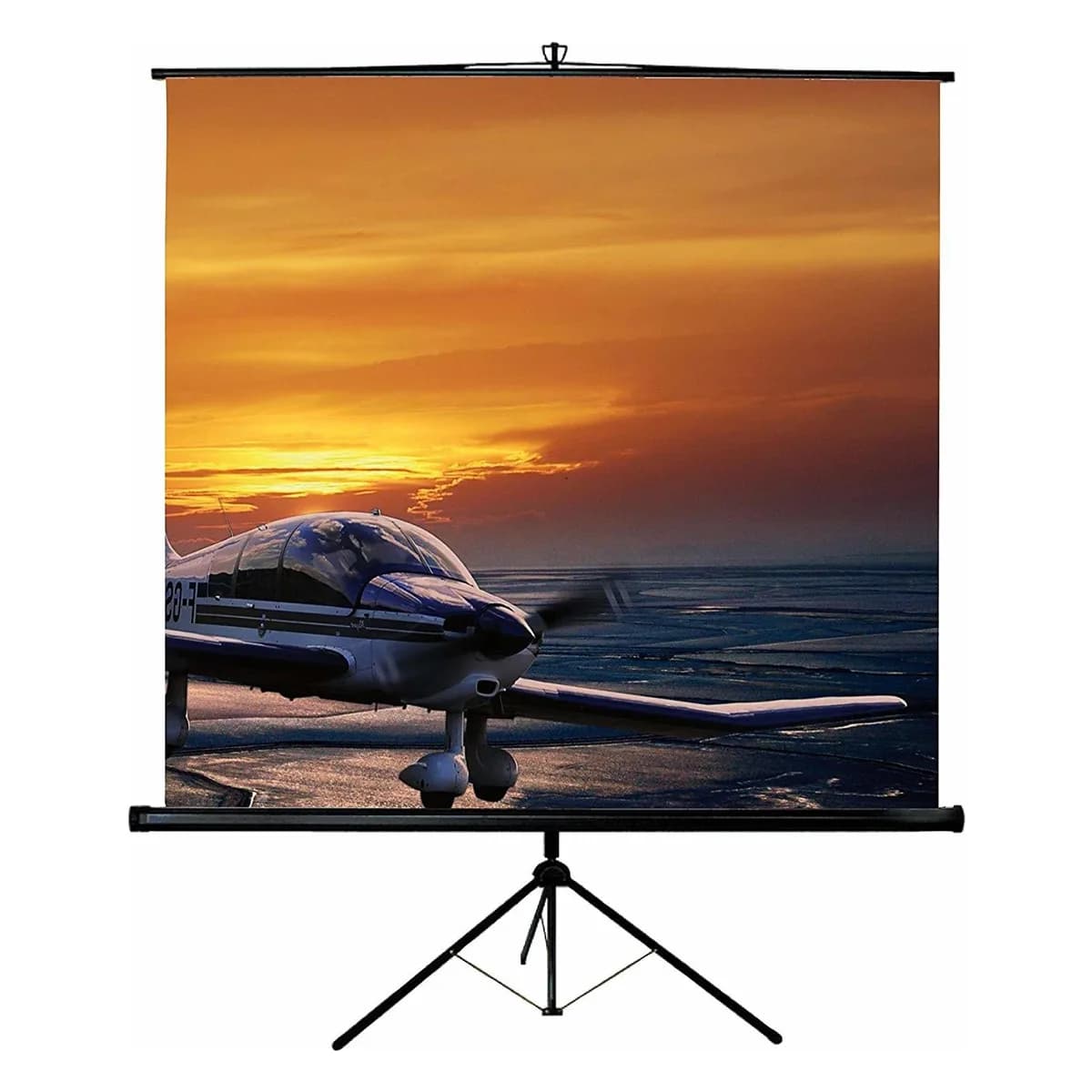 ORAY ECRAN PORTABLE ET TREPIEDS 175 X 175 CM