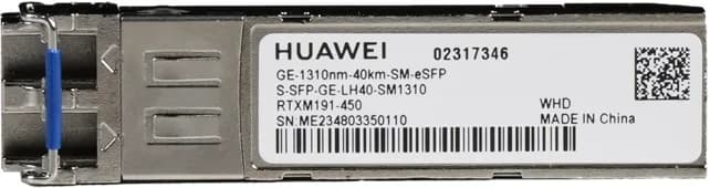 HUAWEI OPTICAL TRANSCEIVER,ESFP,GE,SINGLE-MODE MODULE(1310NM,40KM,LC)