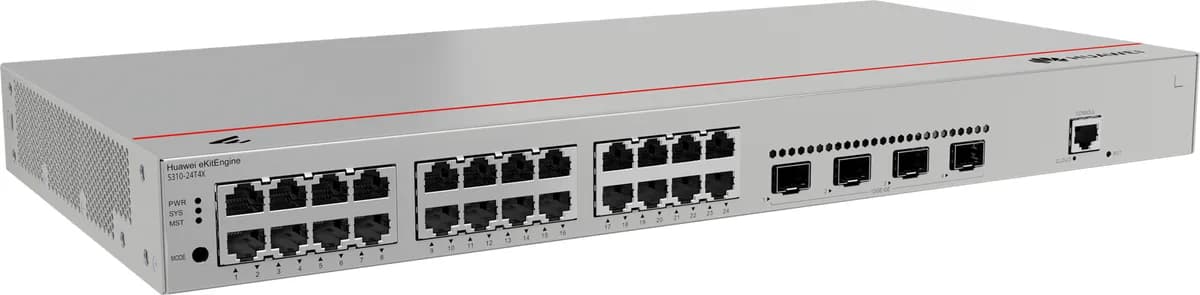 HUAWEI S310-24T4X (24*10/100/1000BASE-T PORTS, 4*10GE SFP+ PORTS, BUILT-IN AC POWER)