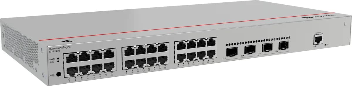 HUAWEI S310-24T4S (24*10/100/1000BASE-T PORTS, 4*GE SFP PORTS, AC POWER)