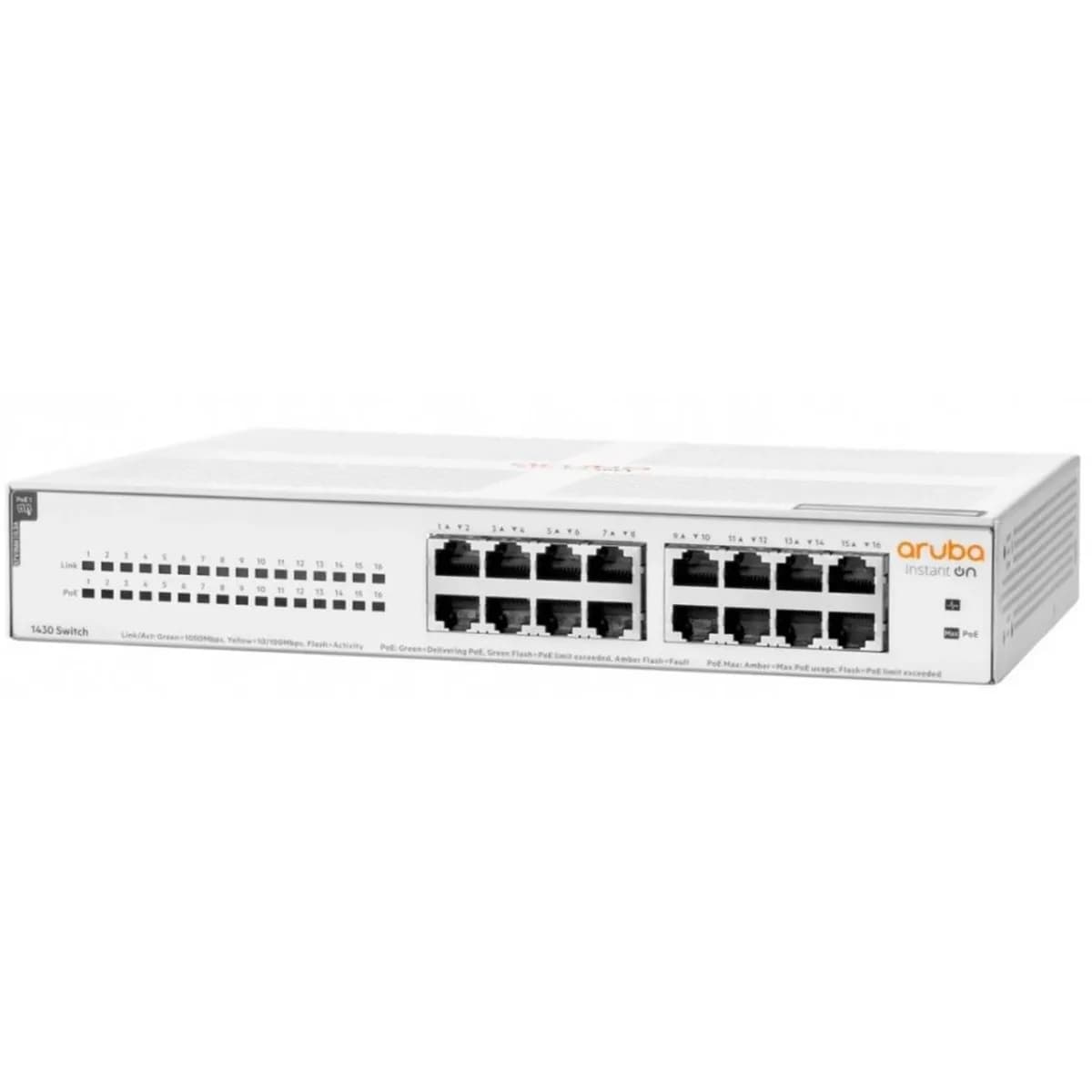 ARUBA INSTANT ON 1430 16G CLASS4 POE 124W SWITCH 36M