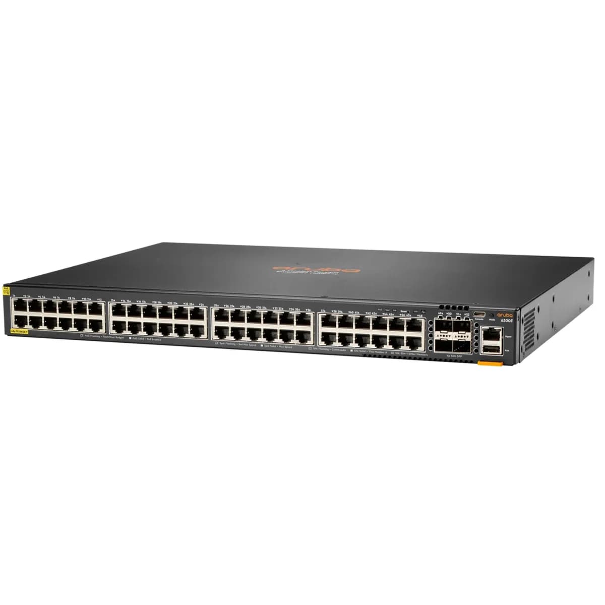 HP ARUBA 6300F 48G CL4 POE 4SFP56 SWITCH 12M