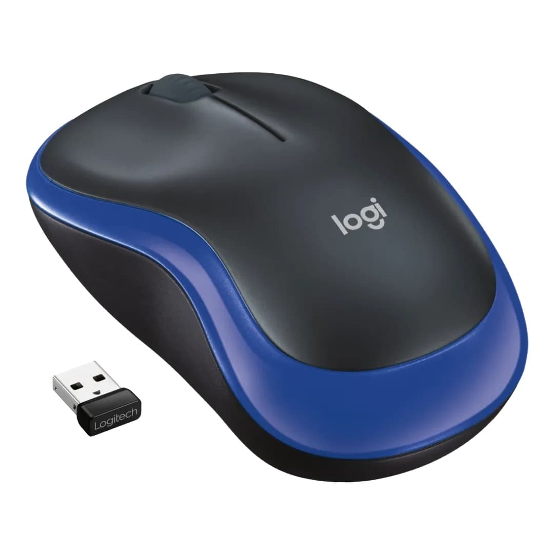 LOGITECH WIRELESS MOUSE M185 BLUE 12M