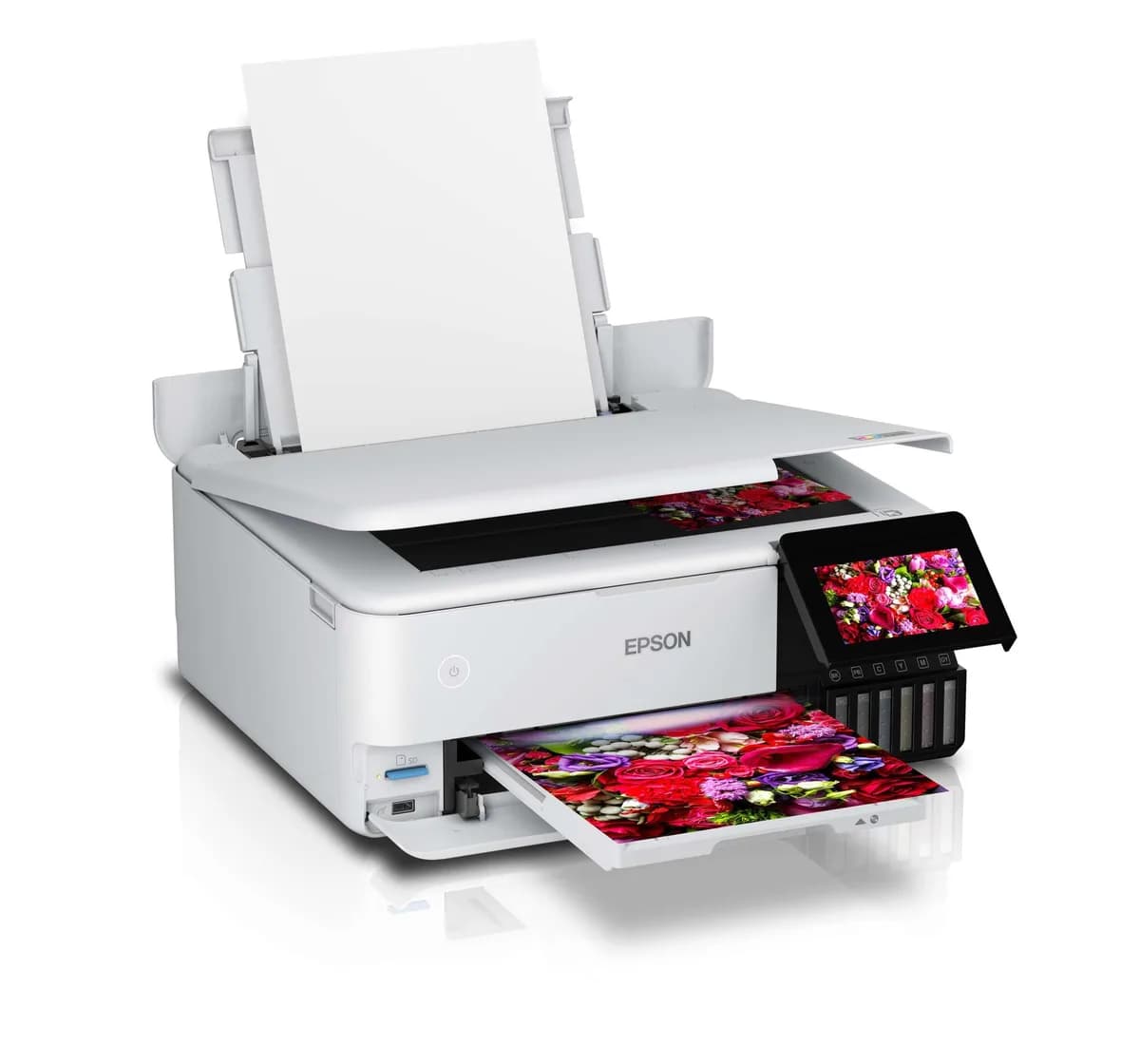 EPSON ECOTANK L8160 SFP WIFI COULEUR A4 R/V 32 B&WPPM 32PPMCOL 32 ÉCRAN TACTILE COULE