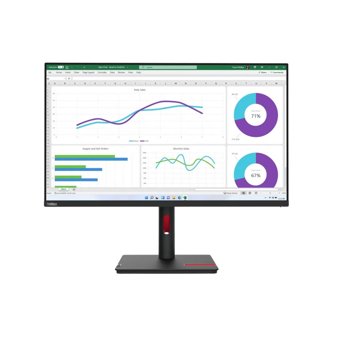 LENOVO MONITEUR THINKVISION T32H-30 31,5'' 2K QHD (IPS PANEL,60HZ,4MS,HDMI,DP, USB-C 36MOIS