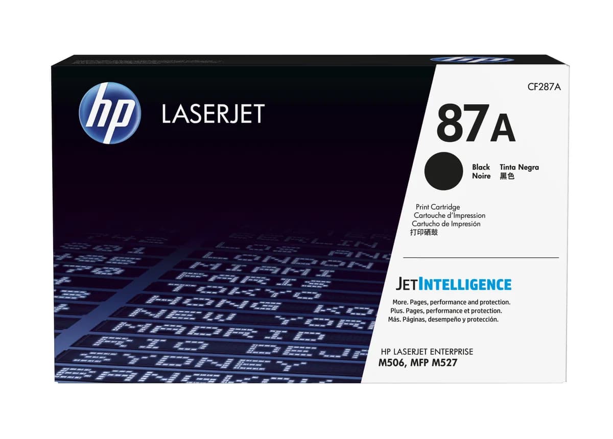 HP 87A BLACK ORIGINAL LASERJET TONER CARTRIDGEHP LJ M527 MFP/M506/M501 BLACK CRTG
