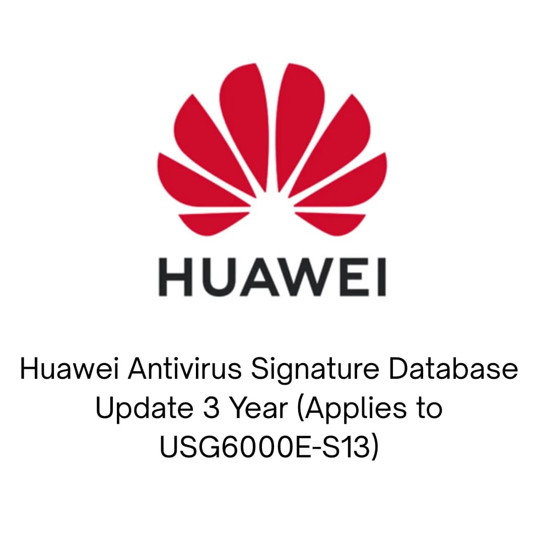 HUAWEI ANTIVIRUS SIGNATURE DATABASE UPDATE 3 YEAR (APPLIES TO USG6000E-S13)