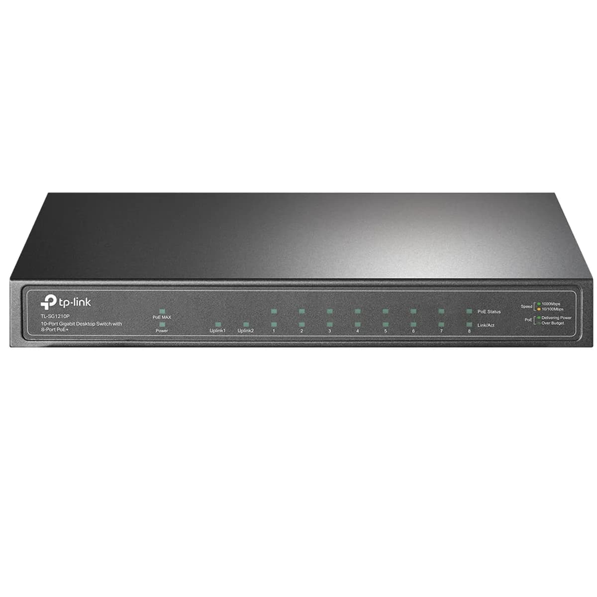 TPLINK SWITCH DE BUREAU 10 PORTS GIGABIT AVEC 8 PORTS POE+