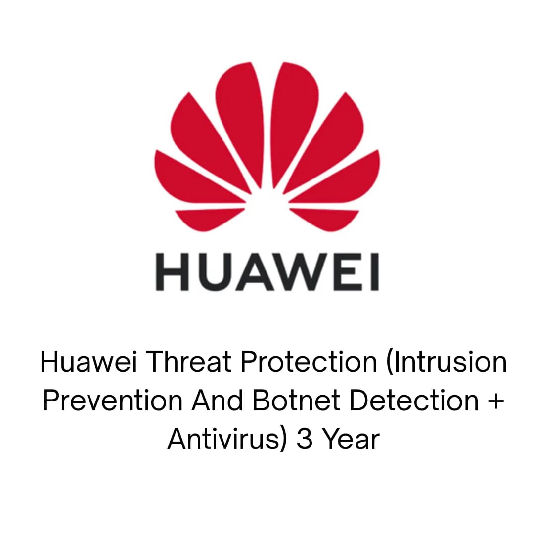 HUAWEI THREAT PROTECTION (INTRUSION PREVENTION AND BOTNET DETECTION + ANTIVIRUS) 3 YEAR