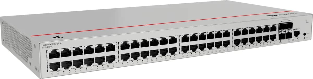 HUAWEI S310-48T4X (48*10/100/1000BASE-T PORTS, 4*10GE SFP+ PORTS, BUILT-IN AC POWER)