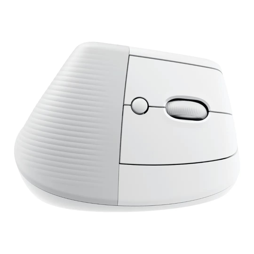LOGITECH LIFT VERTICAL ERGONOMIC MOUSE - OFF-WHITE/PALE GREY - 2.4GHZ/BT - 12M