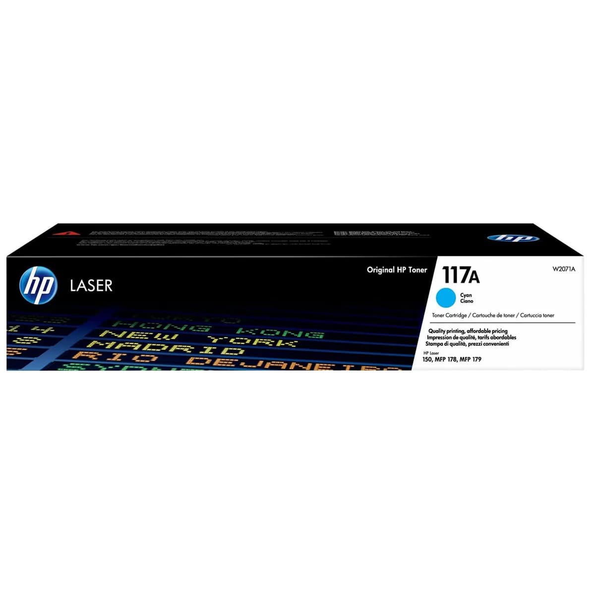 HP 117A CYAN ORIGINAL LASER TONER CARTRIDGE 700 PAGES POUR HP 150/178/179 SÉRIES