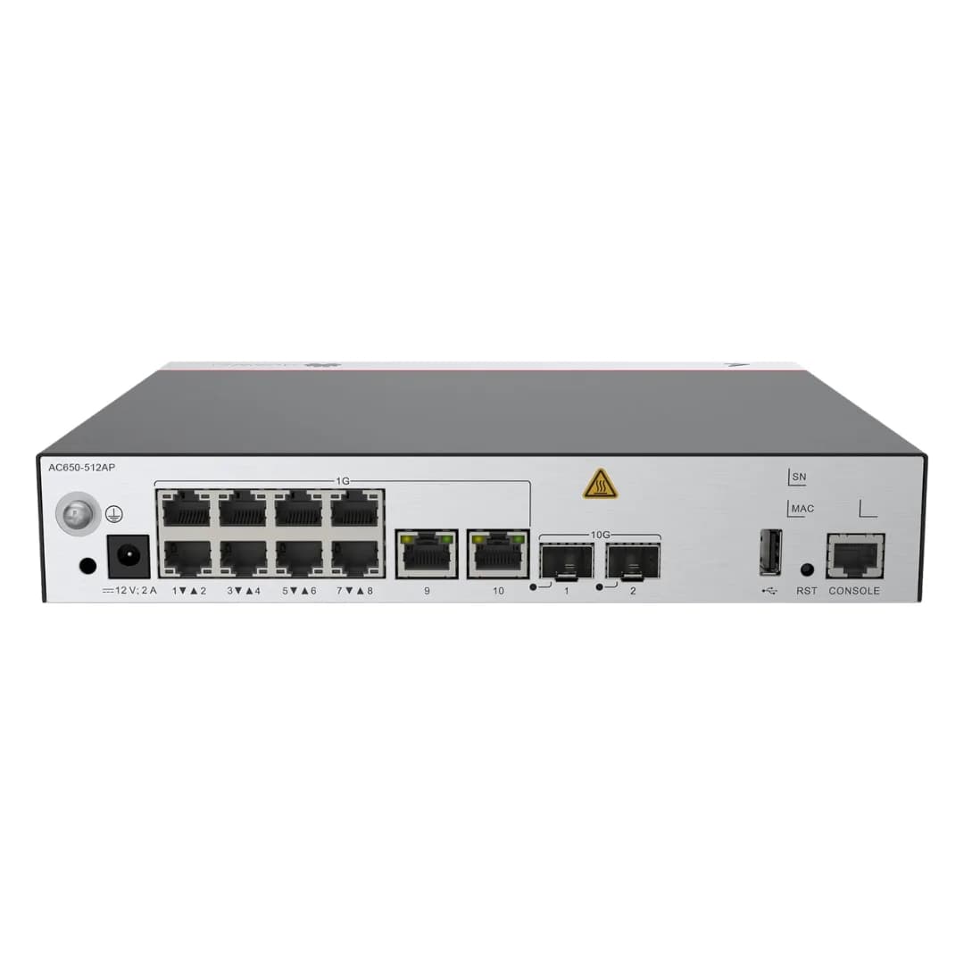 HUAWEI AC650-512AP MAINFRAME (10*GE ELECTRICAL PORTS,2*10GE OPTICAL PORTS, WITH THE AC/DC ADAPTER)