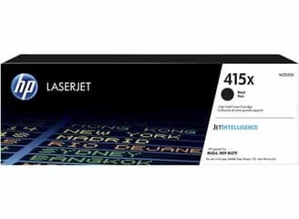 HP 415X HIGH YIELD BLACK ORIGINAL LASERJET TONER CARTRIDGE POUR LA SÉRIE M454 & M479 MFP 7500 PAGES