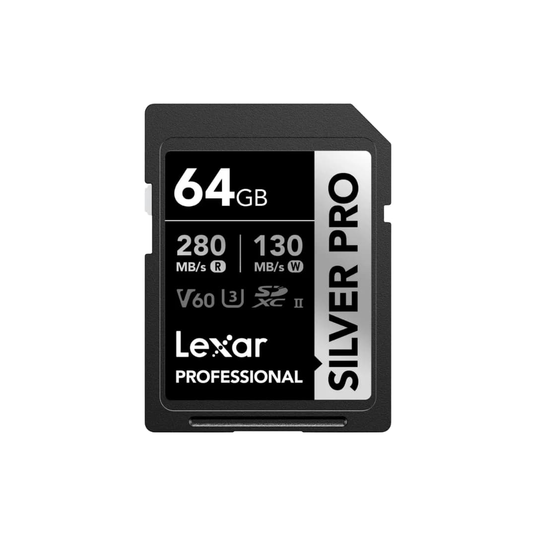 LEXAR CARTE SD SD SILVER PRO 64GB PROFESSIONAL SILVER PRO SDXC™ UHS-II CARD,UP TO 280MB/S READ,12M