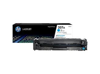 HP 207A CYAN ORIGINAL LASERJET TONER CRTG 1250PAGES POUR M255DW, M282NW,M283FDN,M283FDW