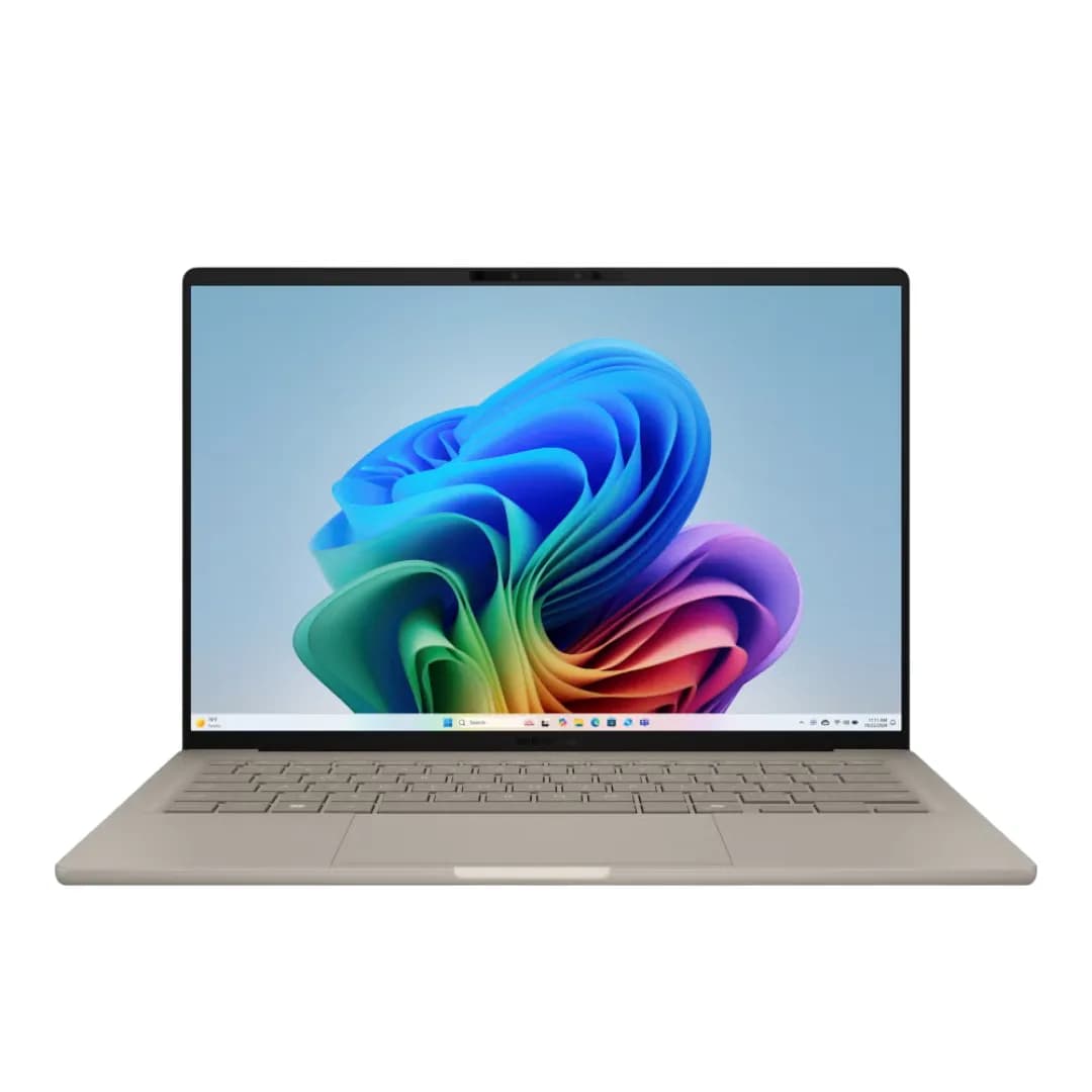 ASUS ZENBOOK UX3407QA 14" OLED WUXGA SNAPDRAGON X 126100 16GO 1TB SSD W11H ZABRISKIE BEIGE 12M