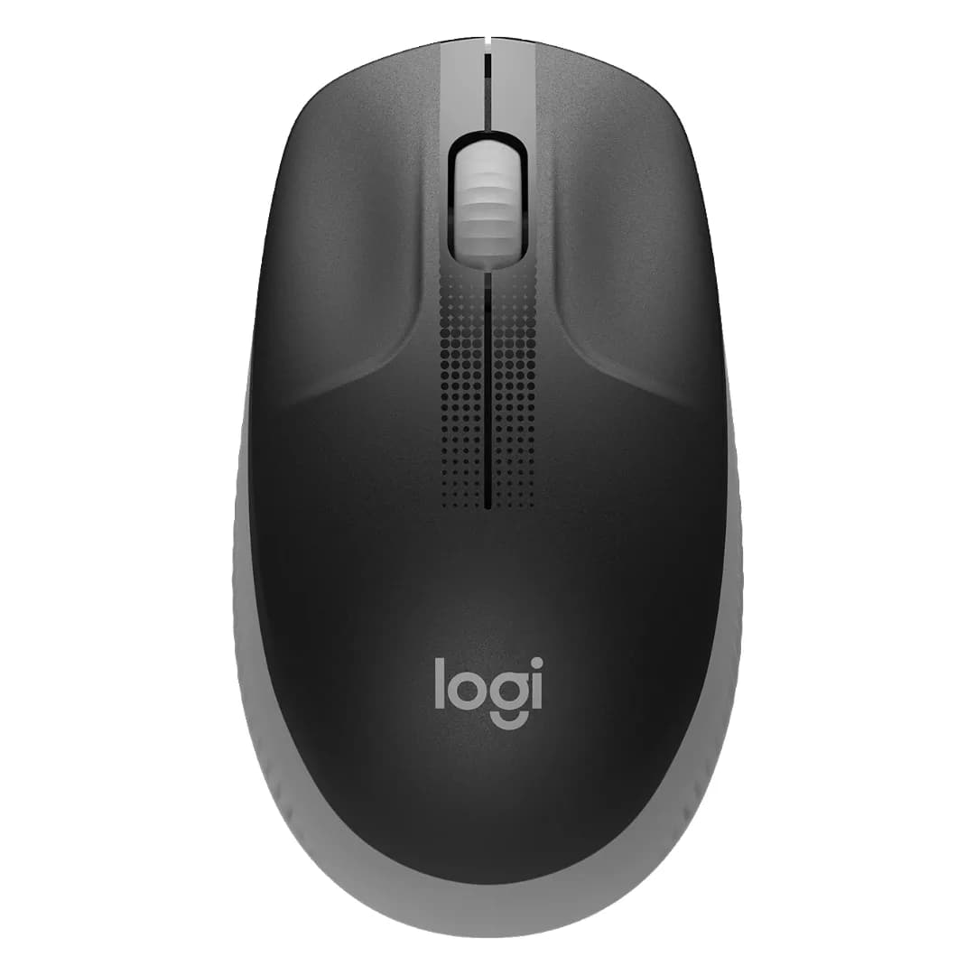 LOGITECH M190 FULL-SIZE WIRELESS MOUSE - MID GREY - EMEA 12M