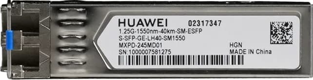 HUAWEI OPTICAL TRANSCEIVER,ESFP,GE,SINGLE-MODE MODULE(1550NM,40KM,LC)