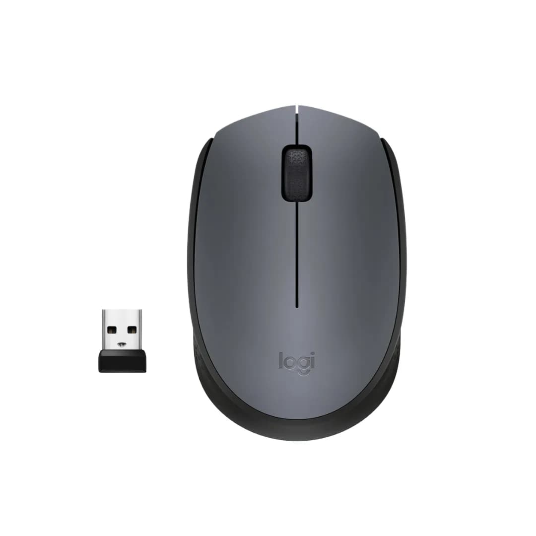 LOGITECH M170 WIRELESS MOUSE - GREY-K -2.4GHZ - EMEA