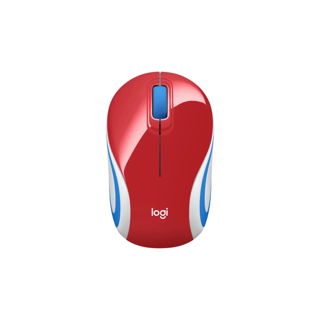 LOGITECH MINI MOUSE M187 ROUGE