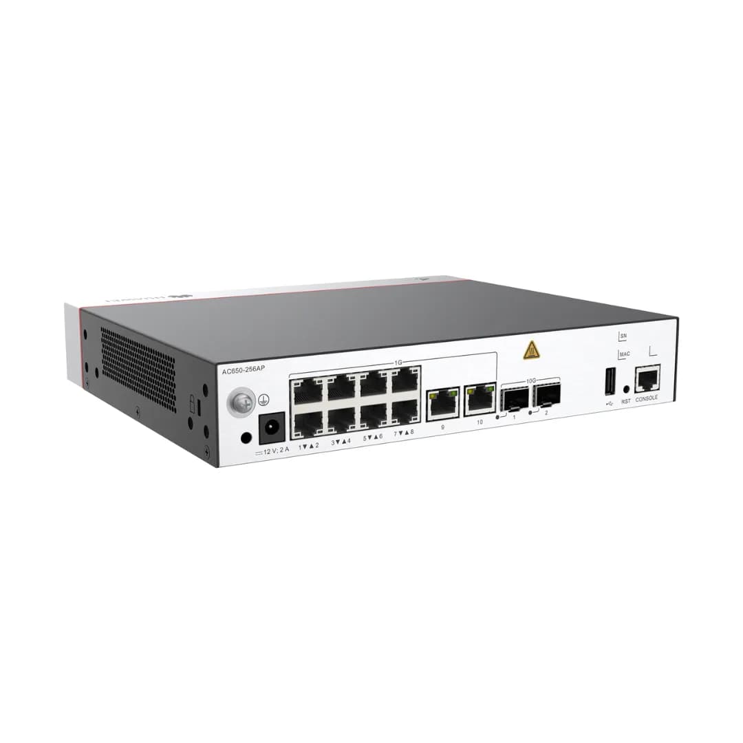 HUAWEI AC650-256AP MAINFRAME (10*GE PORTS, 2*10GE SFP+ PORTS, WITH THE AC/DC ADAPTER)