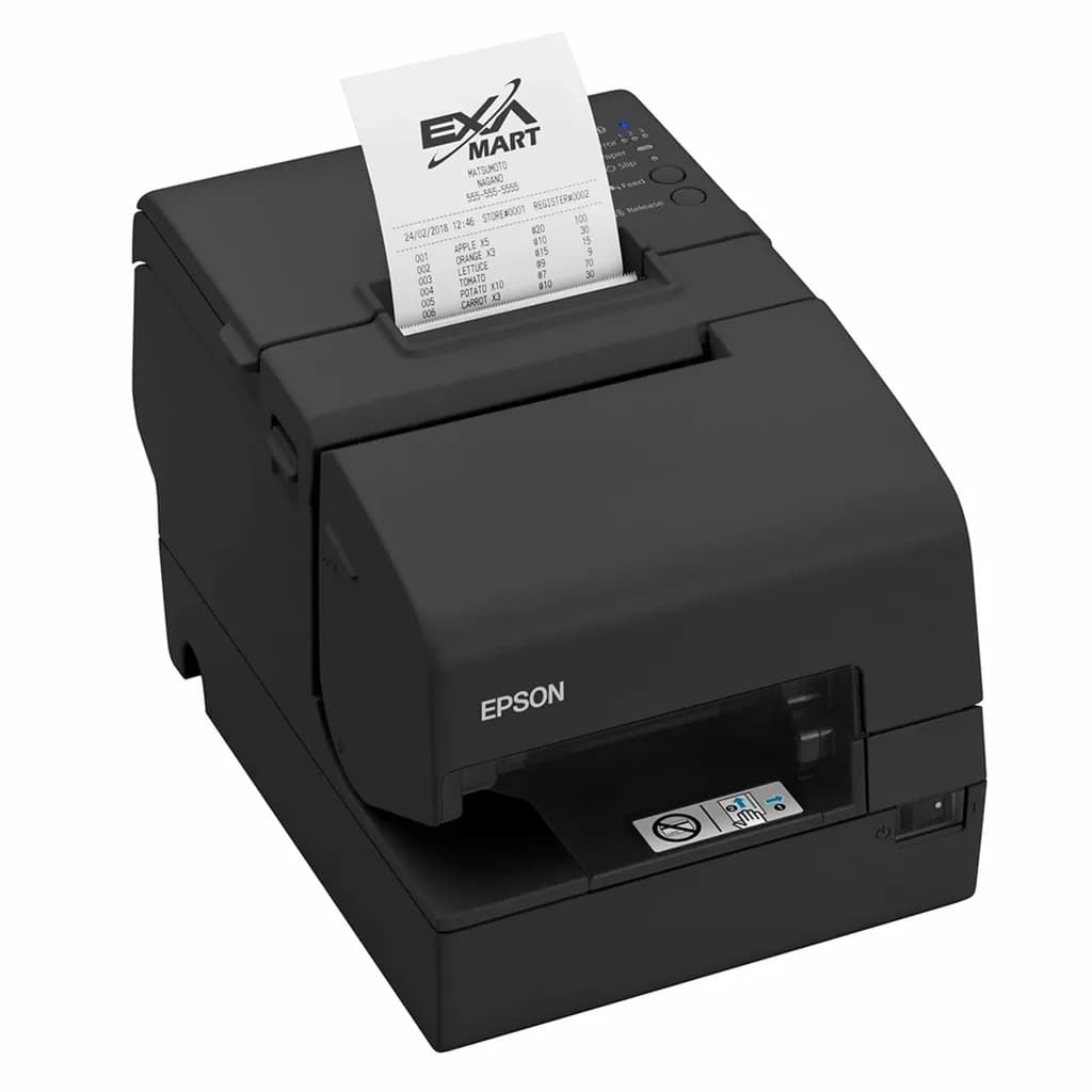 EPSON TM-H6000V-214P1: SERIAL, MICR, BLACK, PSU, EU