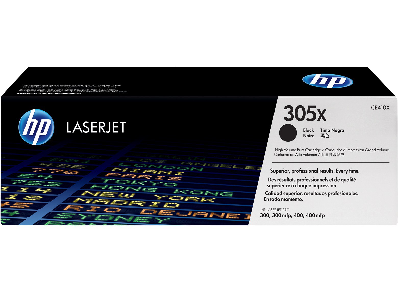 Toner d'encre noire HP LaserJet 305X (CE410X)