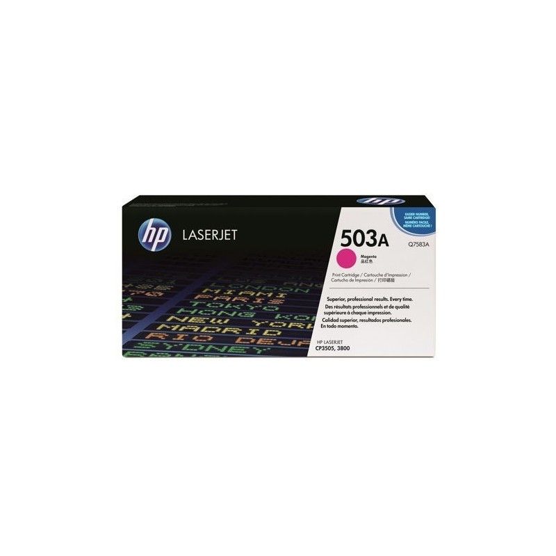 Toner d’impression Magenta pour HP Color LaserJet (Réf Q7583A)