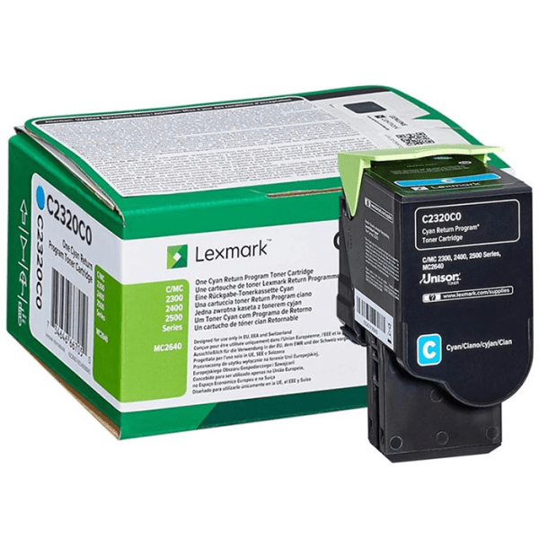 Lexmark-C2320C0-Cyan-Return-Program-Toner-Cartridge–Original–73652–1