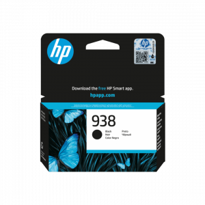 HP 938 Black Original Ink Cartridge 1250 Pages pour OJ Pro 9730 & 9130 3Mois – Image 1