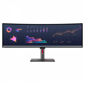 LENOVO Moniteur ThinkVision P49w-20 49'' 36Mois 5K DQHD Curved Monitor with Eyesafe(IPS Black Panel, – Image 1