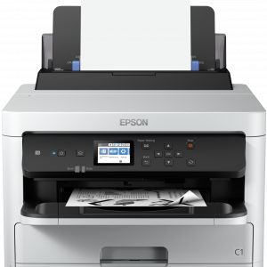 Epson Jet d'encre WorkForce WF-M5299DW (MEAF) SFP Réseau Wifi Mono A4 R/V B&WPPM 34 12M – Image 1