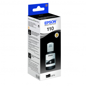 EPSON Bouteille d'encre Noire  6000 pages /120ML – Image 1