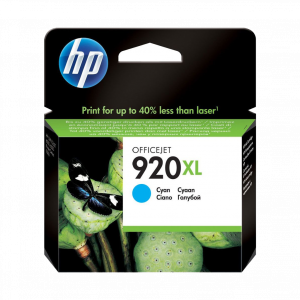 HP 920XL High Yield Cyan Original Ink CartridgeHP Officejet 6000/6005/6500/7000/7500/920 – Image 1
