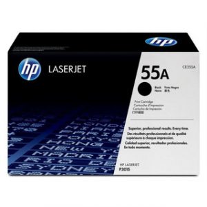 HP 55A Black Original LaserJet Toner Cartridge HP  LJ P3015 Black Crtg – Image 1
