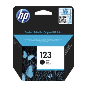 HP 123 Black Original Ink Cartridge HP Officejet 4655 /HP Deskjet 2130/3630/3733 – Image 1