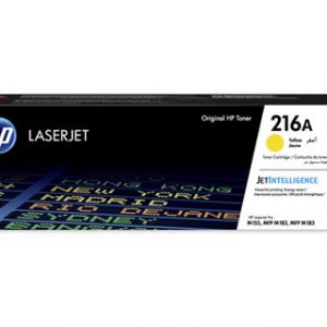 HP 216A Yellow Original LaserJet Toner Crtg 850 Pages pour M155, MFP M182, MFP M183, MFP M183fw – Image 1