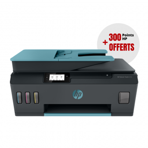 HP Smart Tank 615 Couleur Multi fonction 3 en 1A4 Wifi PPM B&W 11 PPM Col 5 12M – Image 1