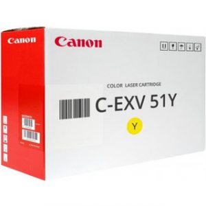 Canon toner C-EXV51 L Toner Y- Yield:26,000 pages – Image 1