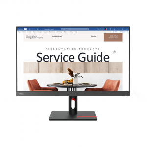 LENOVO S24i-30-20 23.8" Monitor, IPS panel ,1920 x 1080, Input connectors-VGA+HDMI 1.4 ,Cables – Image 1